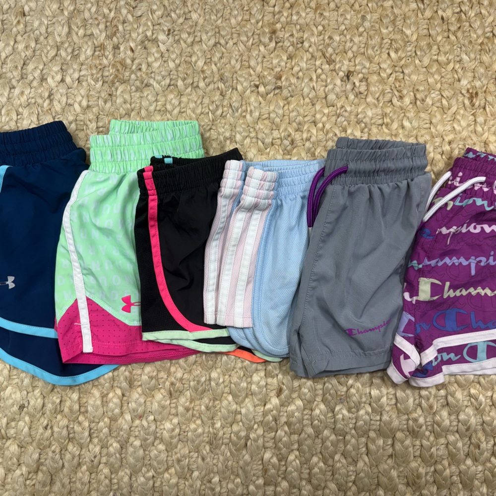 Girls' Athletic Shorts Size 4, 5, 6
